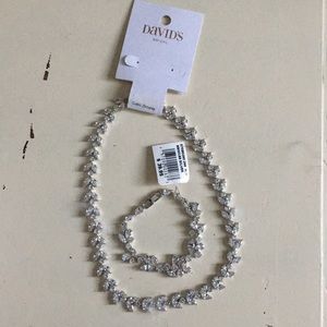 Davids Bridal Necklace, and Bracelet Set